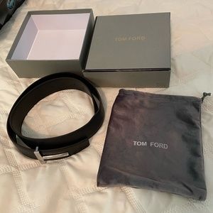 Tom Ford T Icon Belt Size 90 Black